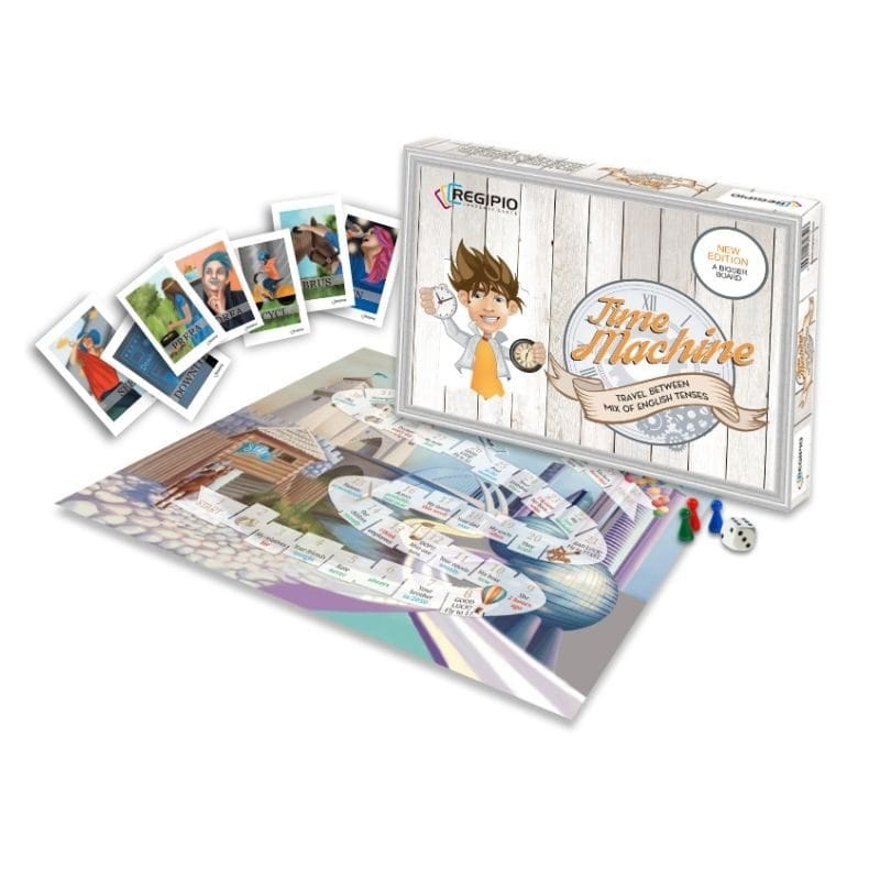 time machine travel between mix of english tenses